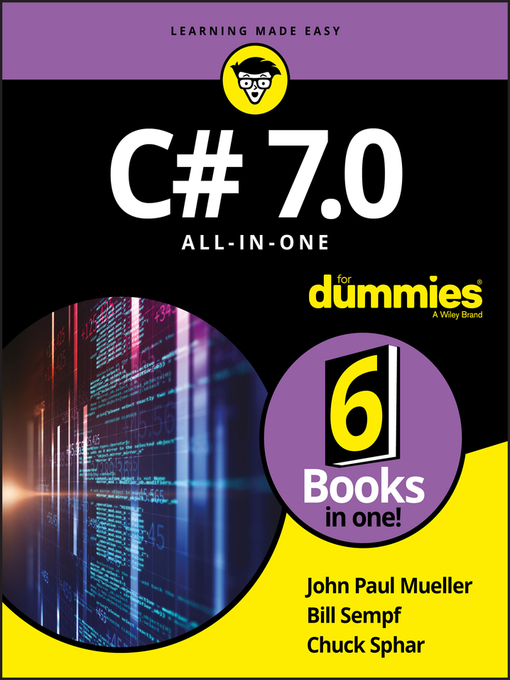 Title details for C# 7.0 All-in-One For Dummies by John Paul Mueller - Available